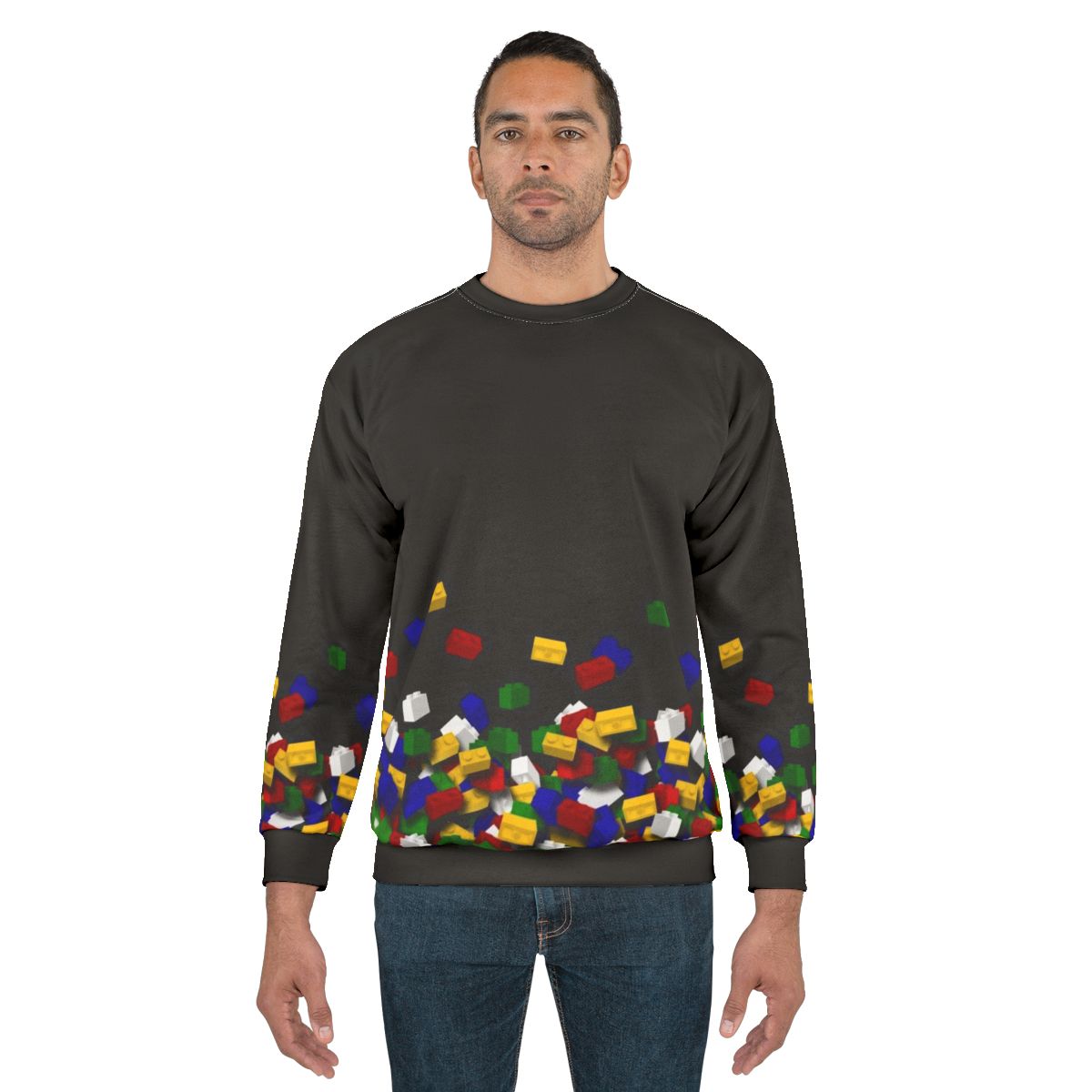 Brick Art Sweatshirt with Lego-inspired design