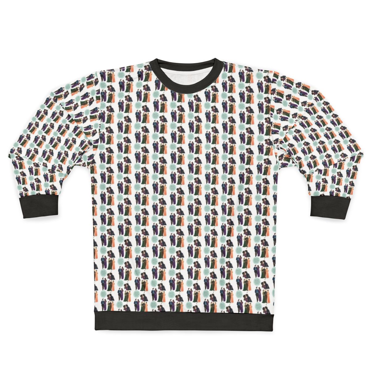 Bridgerton Cast Sweatshirt featuring characters from the Netflix series