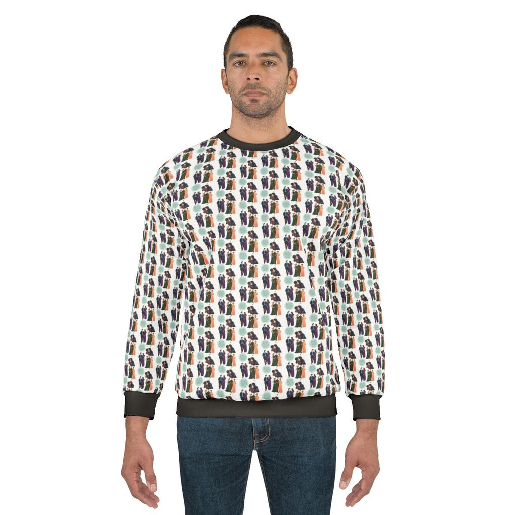 Bridgerton Cast Sweatshirt featuring characters from the Netflix series