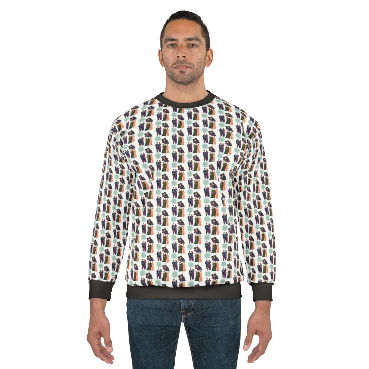Bridgerton Cast Sweatshirt featuring characters from the Netflix series