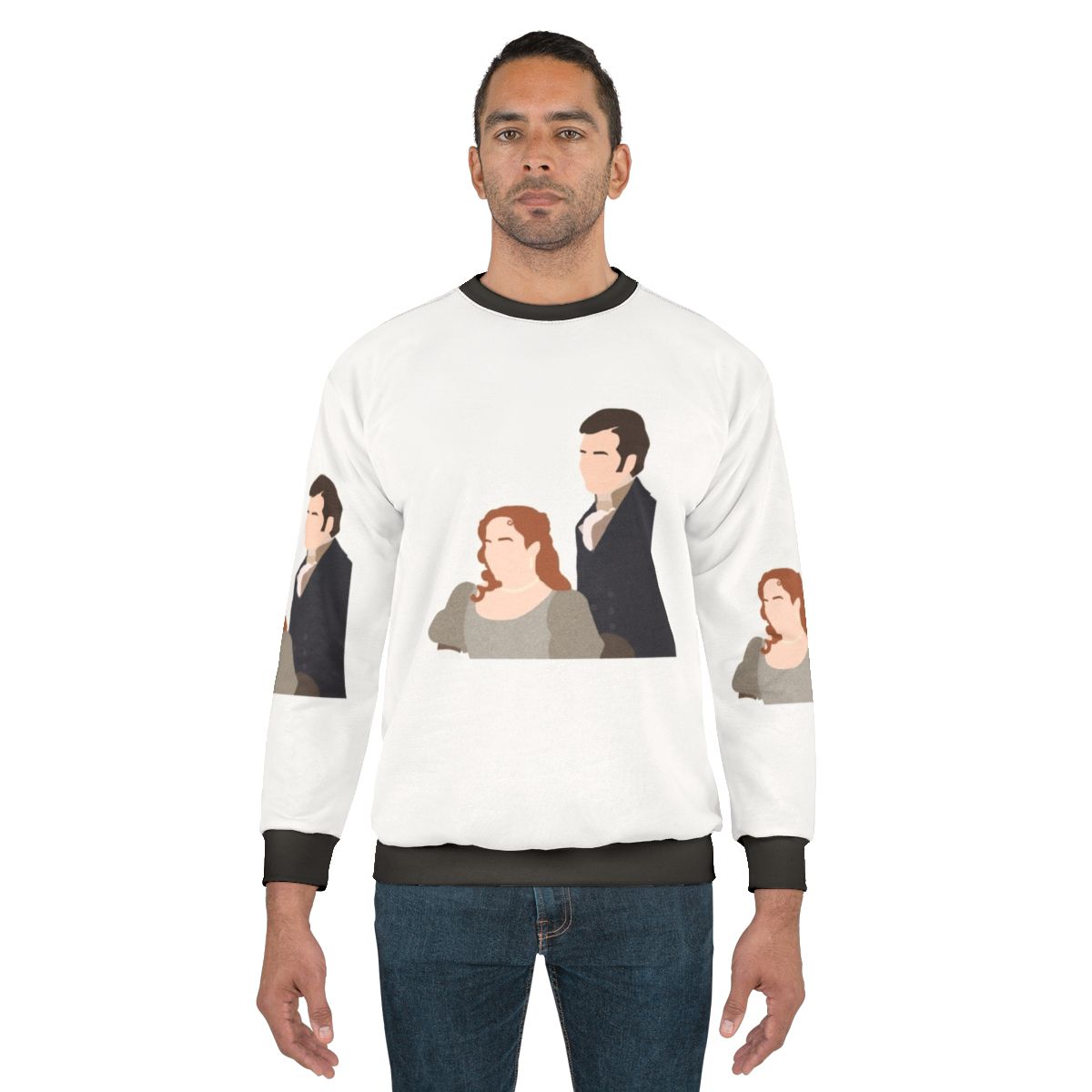 Bridgerton Penelope and Colin Smiling Sweatshirt