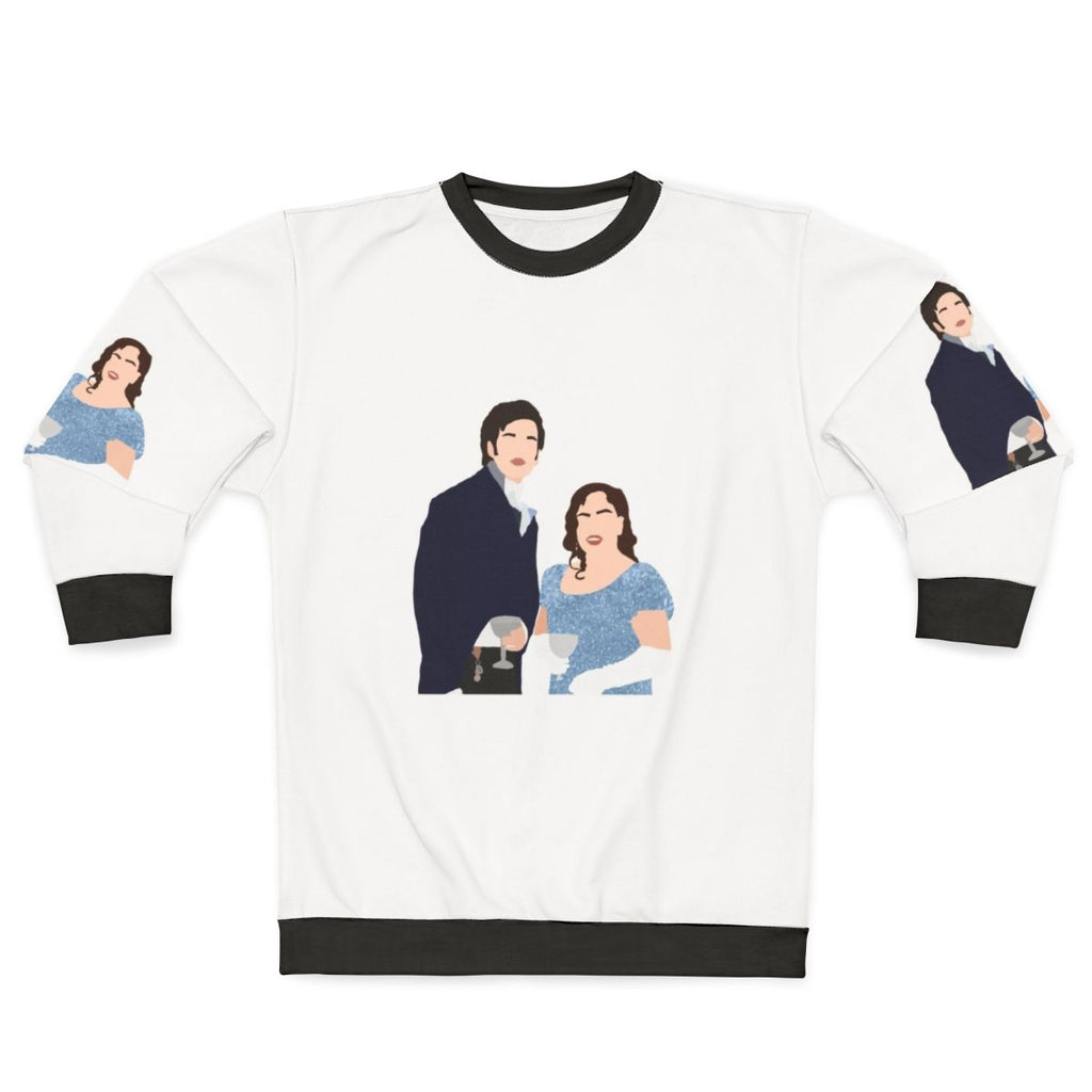 Penelope and Colin Bridgerton Smiling Sweatshirt