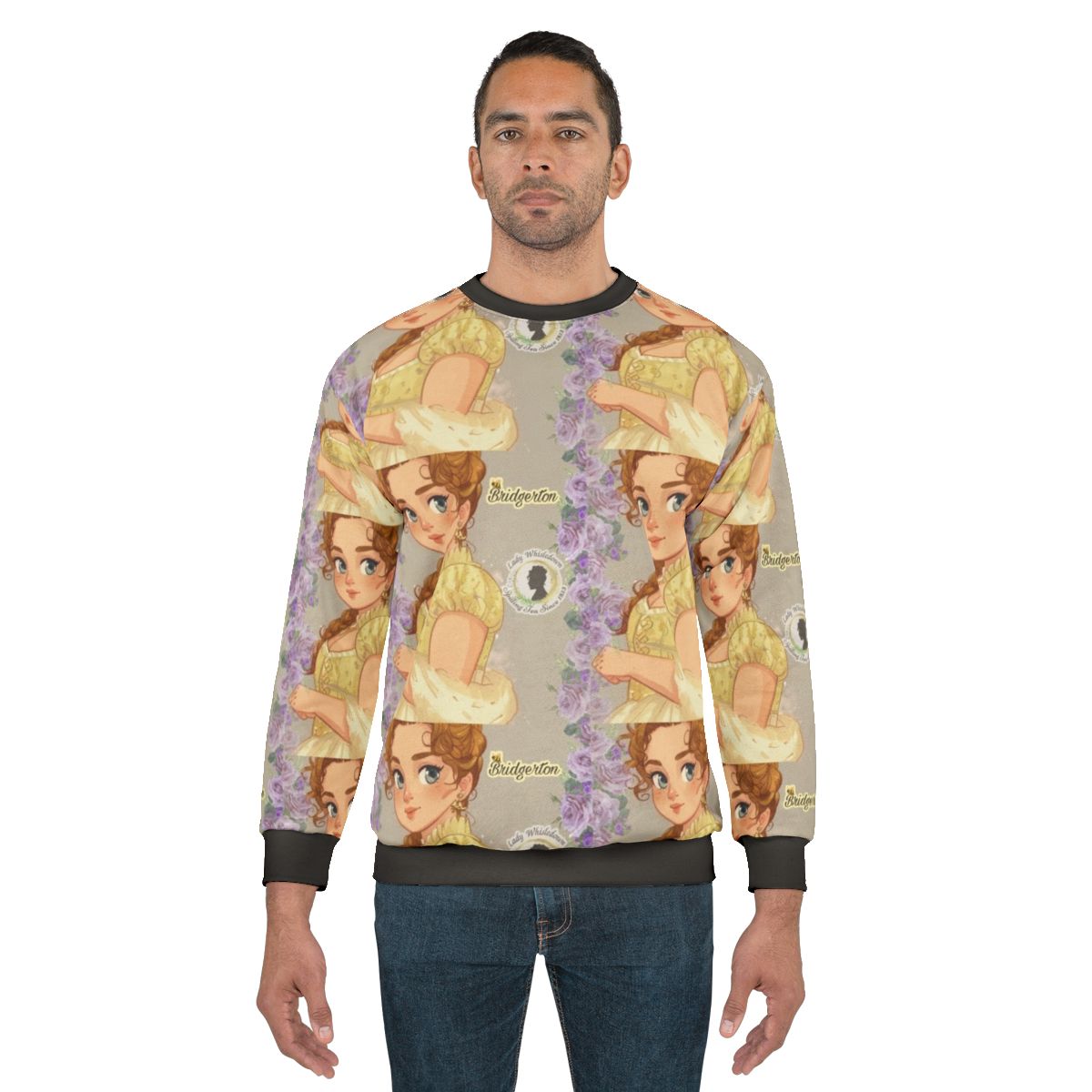 Bridgerton Inspired Sweatshirt with Regency Era Fashion Design