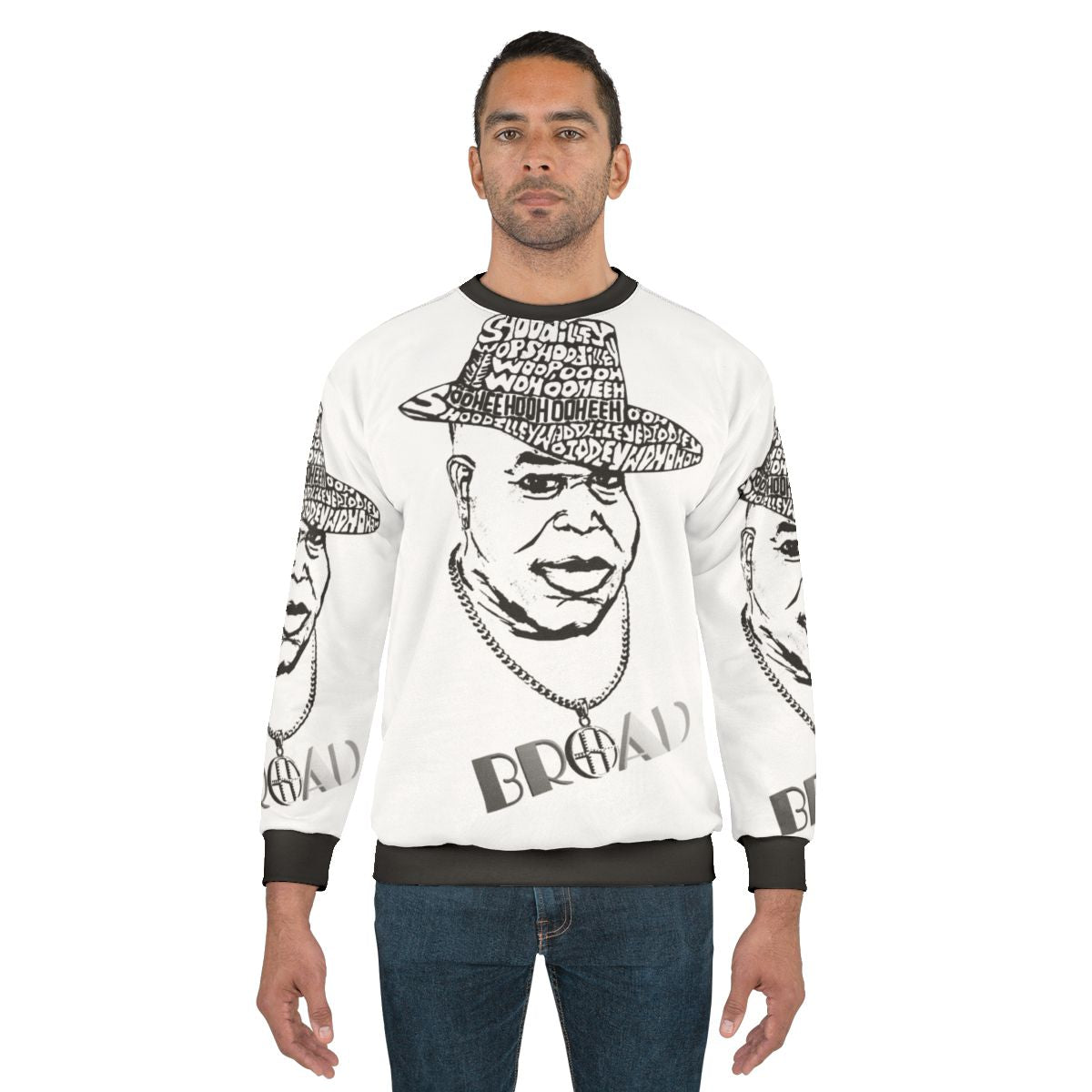 Broad sweatshirt featuring Jamaican reggae culture