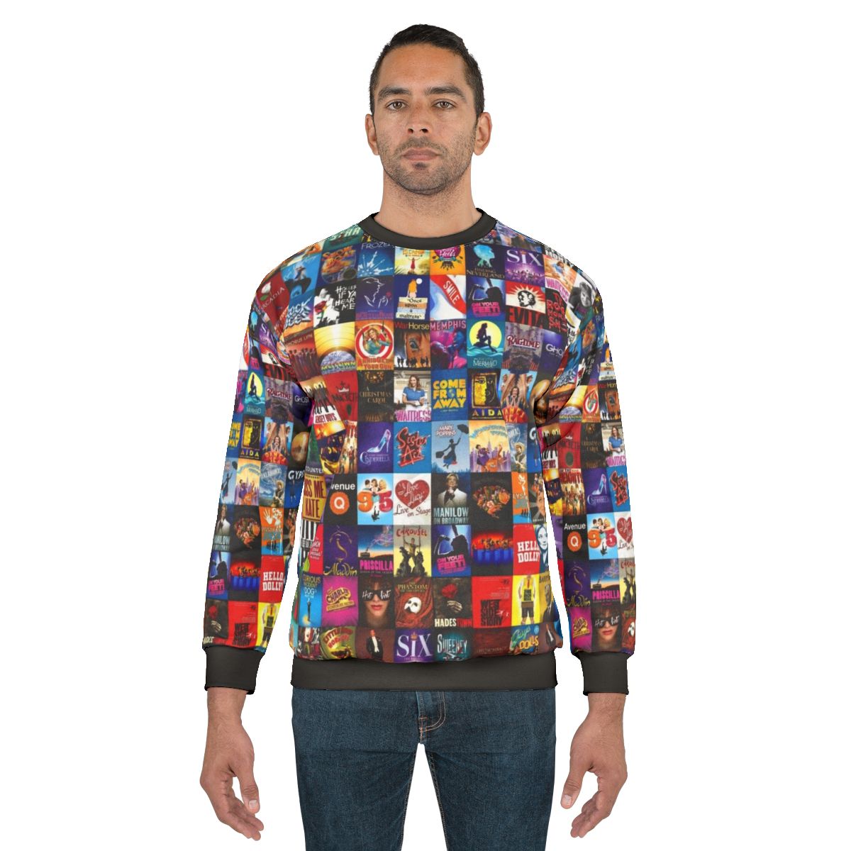 Broadway Theater Sweatshirt featuring the iconic Broadway sign