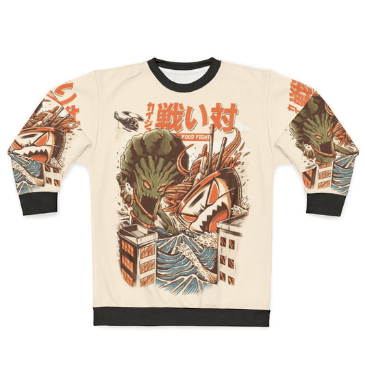 Brocco vs Ramen Kaijus Anime Sweatshirt