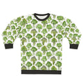 Broccoli floral watercolor pattern sweatshirt