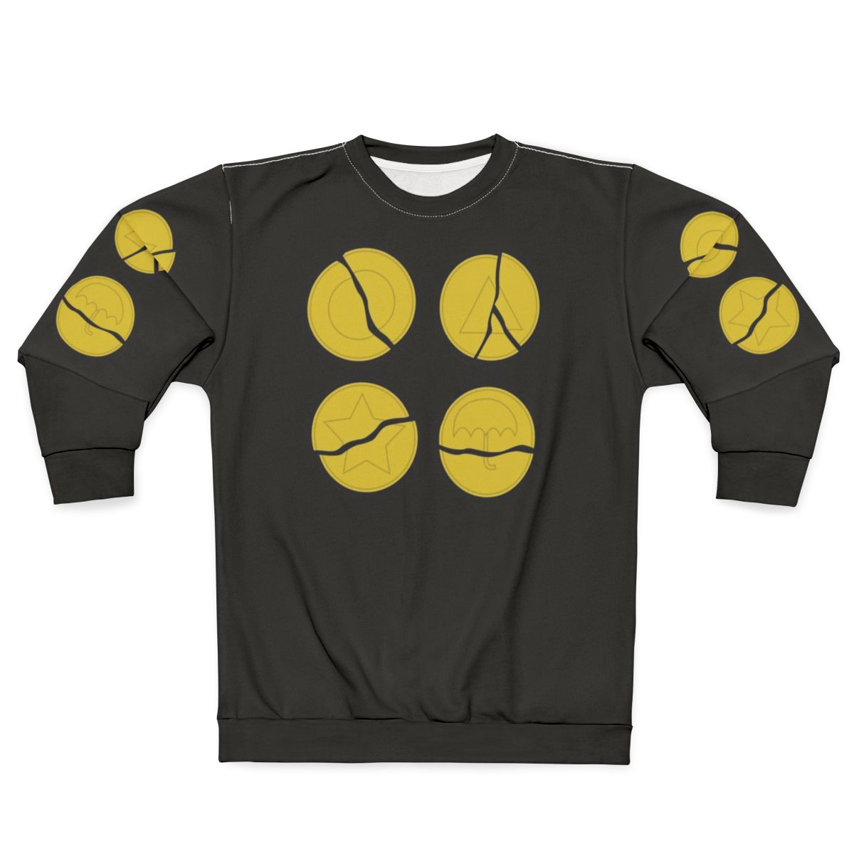 Broken Dalgona Cookie Design Sweatshirt