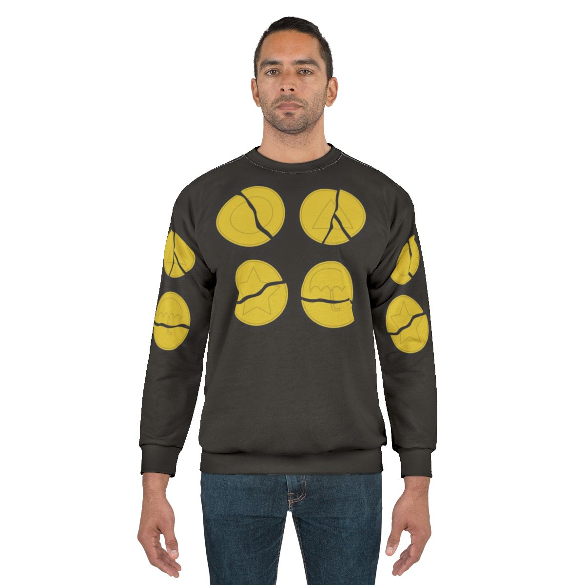 Broken Dalgona Cookie Design Sweatshirt