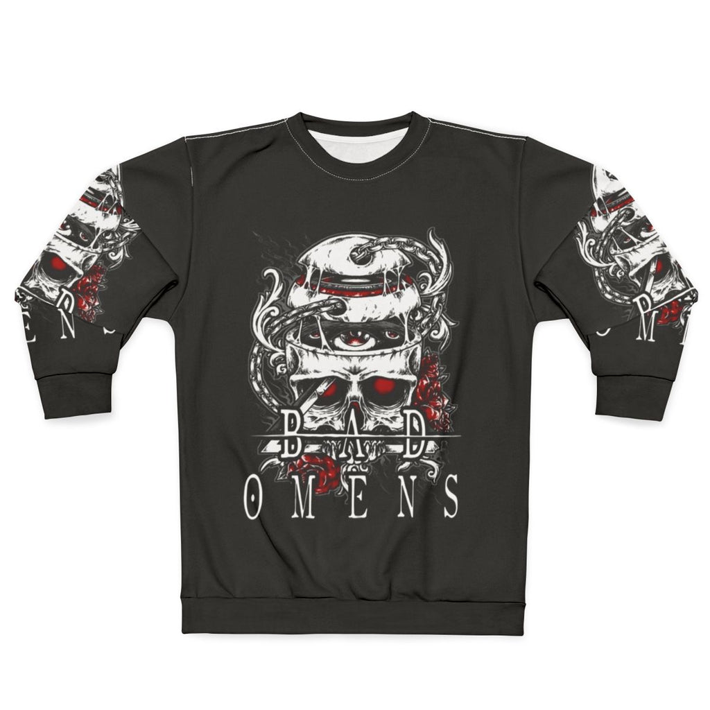 Broken Skull Castlevania Sweatshirt with Alucard Sarcastic Humor