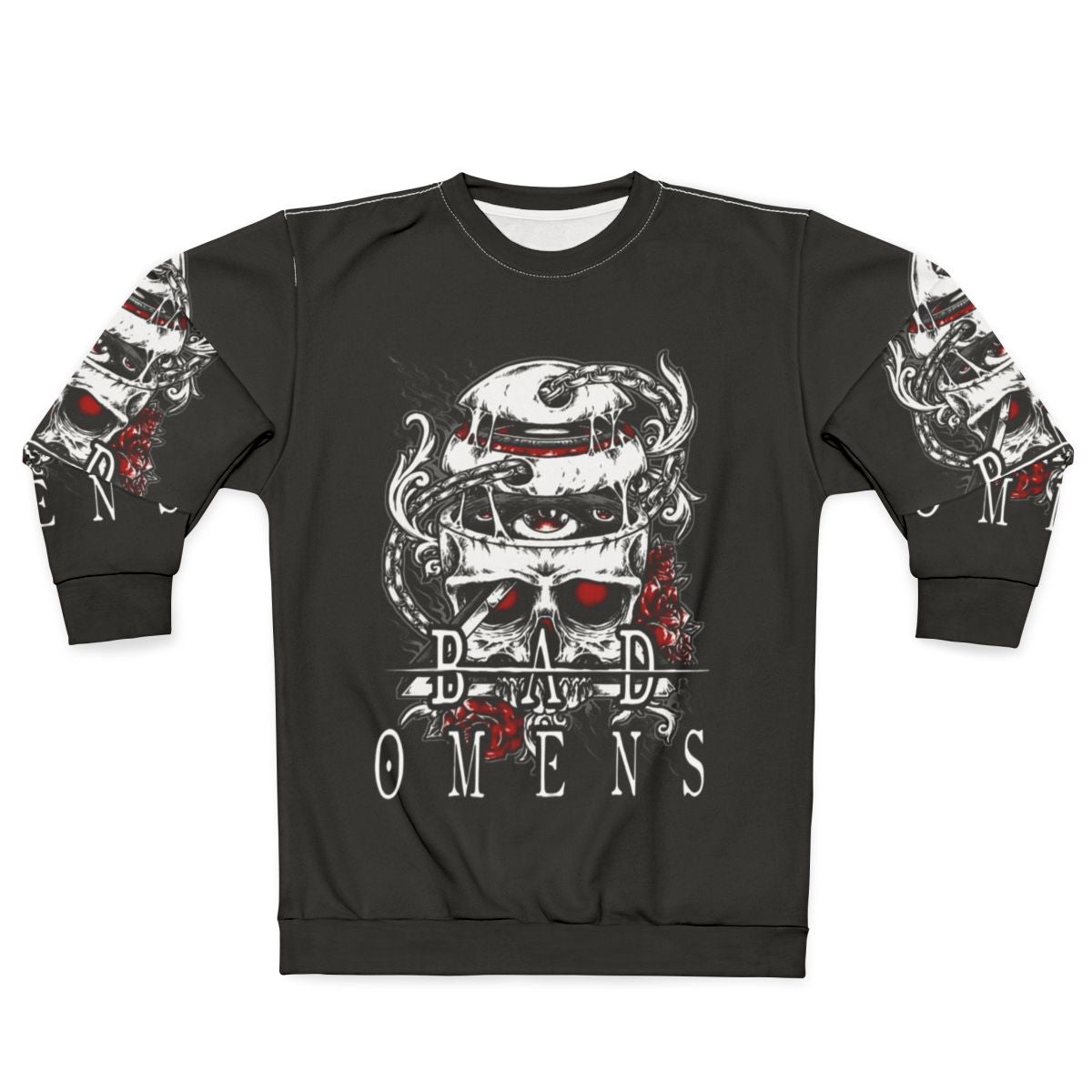 Broken Skull Castlevania Sweatshirt with Alucard Sarcastic Humor