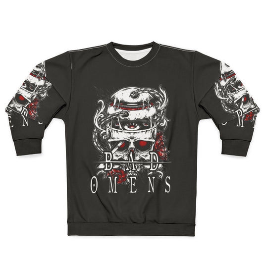 Broken Skull Castlevania Sweatshirt with Alucard Sarcastic Humor