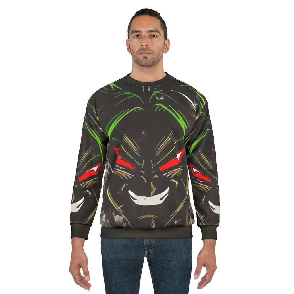 Broly "Bring It On" Dragon Ball Z Anime Inspired Sweatshirt
