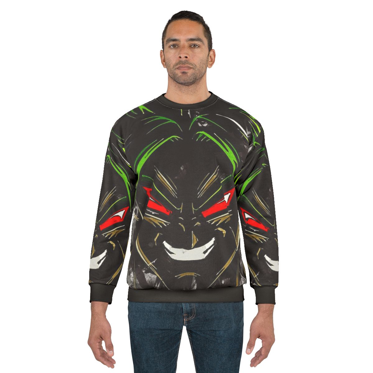 Broly "Bring It On" Dragon Ball Z Anime Inspired Sweatshirt