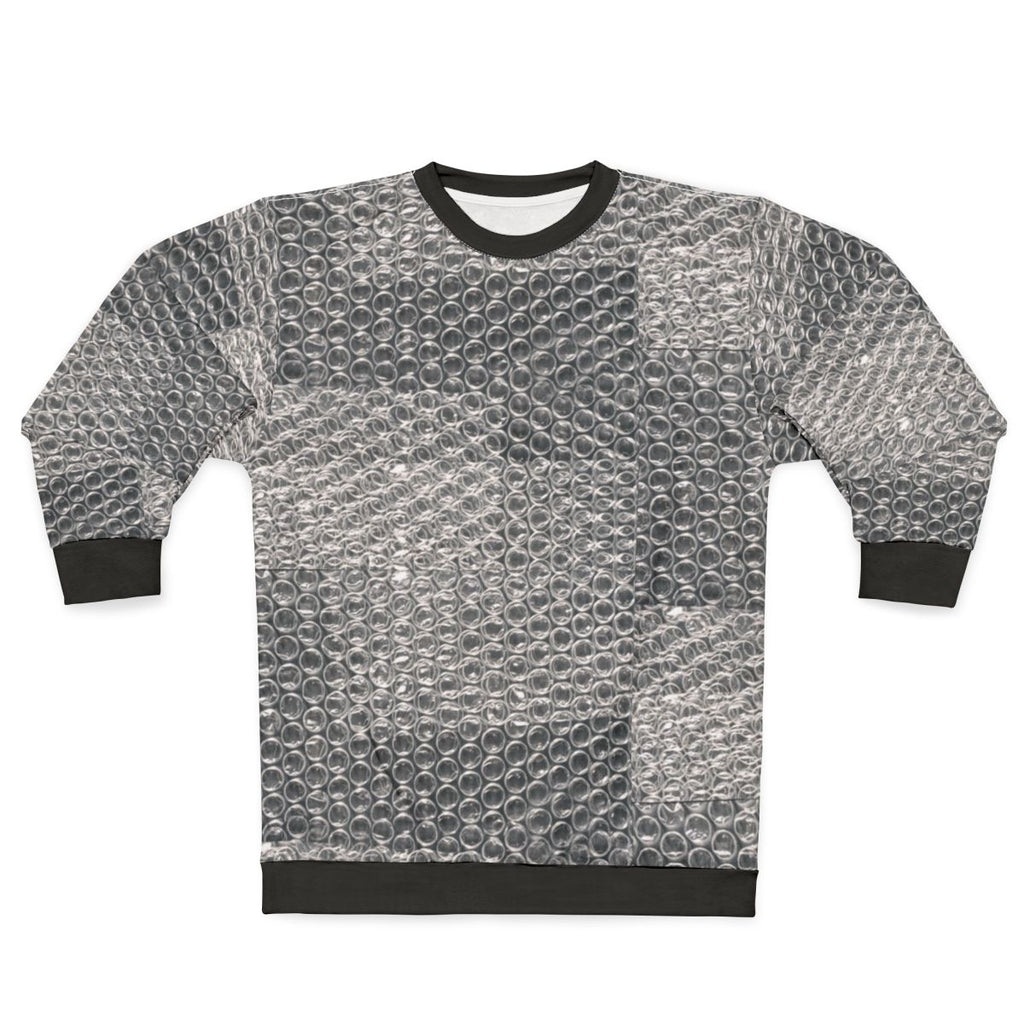 Bubble Wrap Sweatshirt for Industrial Fashion