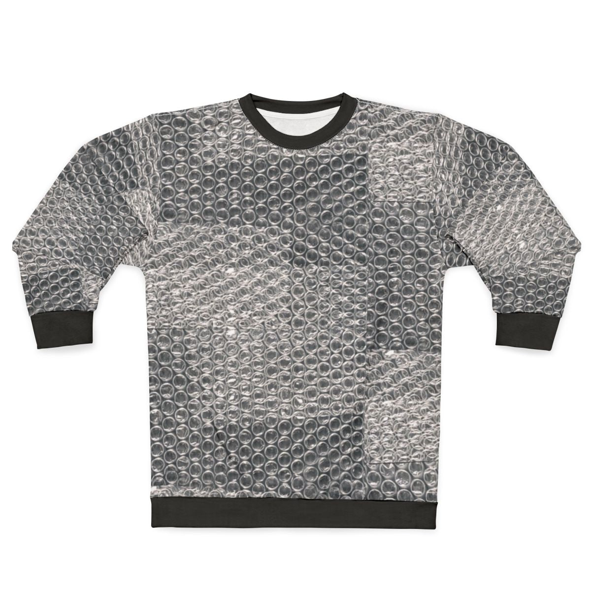 Bubble Wrap Sweatshirt for Industrial Fashion