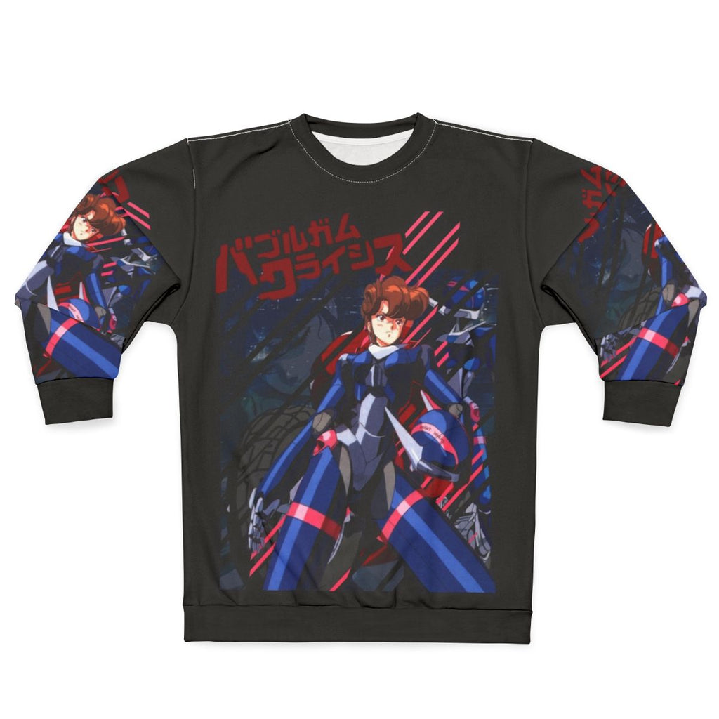 Bubblegum Crisis anime-inspired sweatshirt