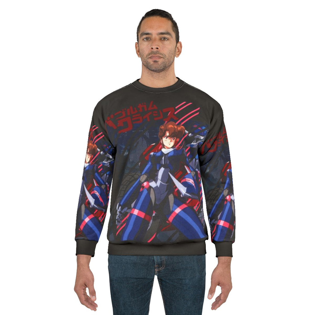 Bubblegum Crisis anime-inspired sweatshirt