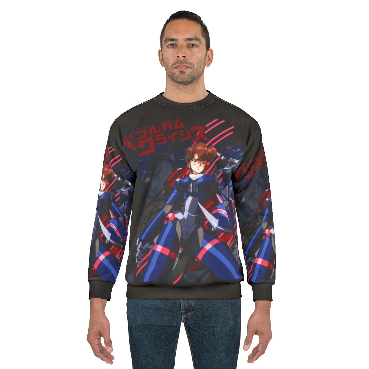Bubblegum Crisis anime-inspired sweatshirt