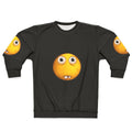 Buck Tooth Emoji Scared Realization Meme Sweatshirt