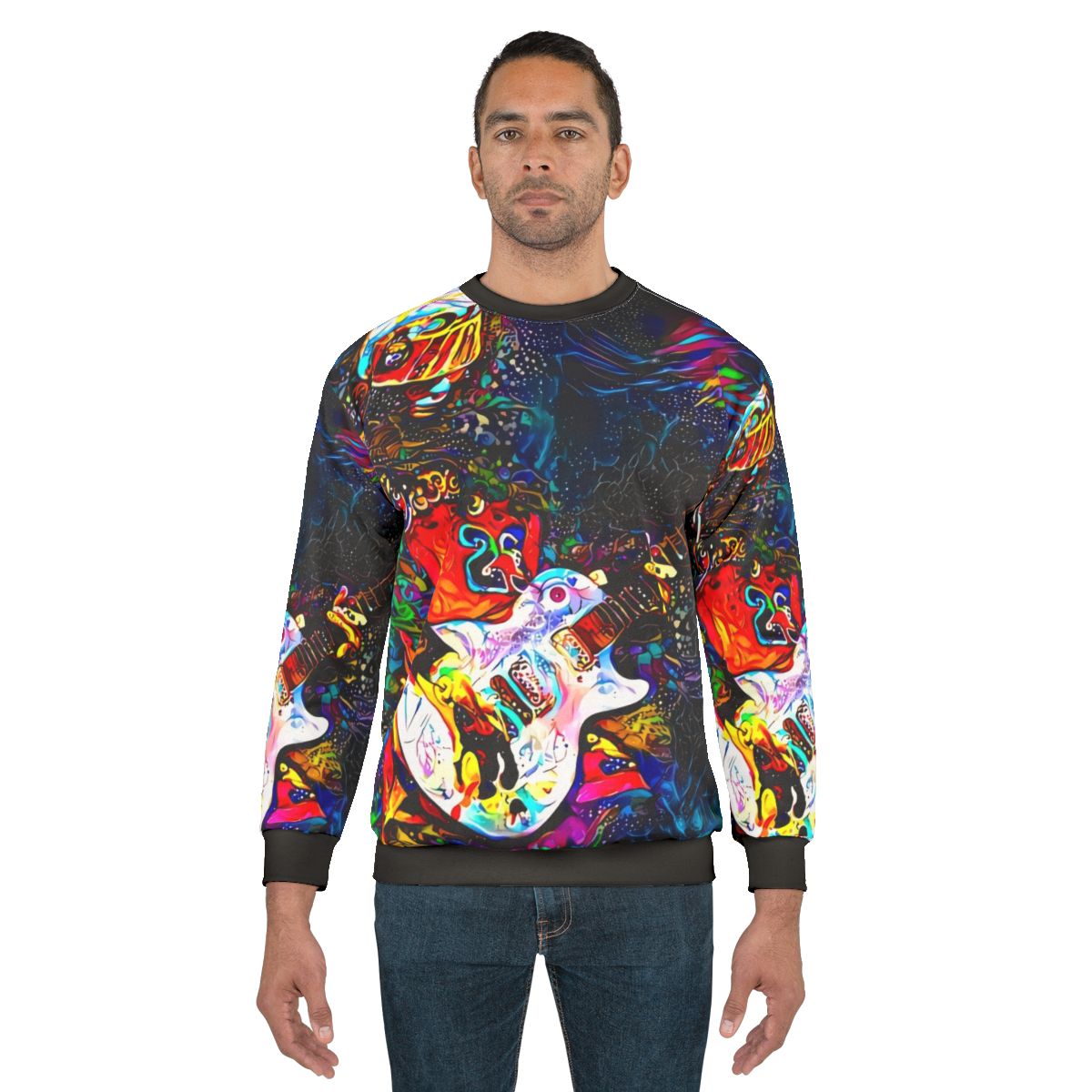 Buckethead Inner Fullness Sweatshirt with Colorful Fanart Design