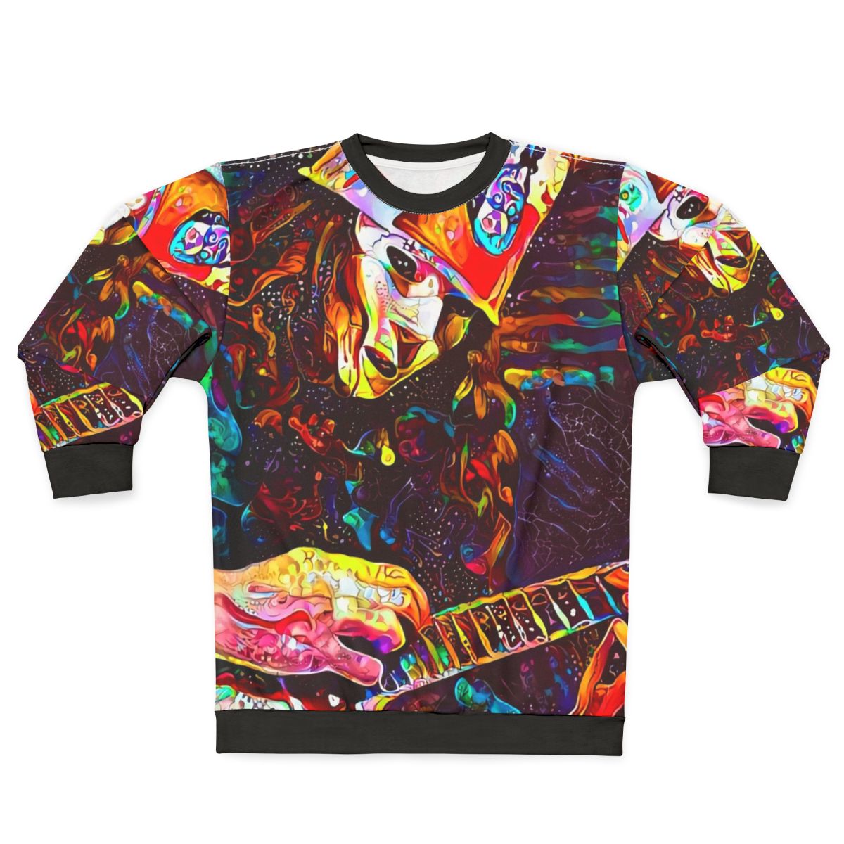 Buckethead Udnie Wave Colorful Sweatshirt