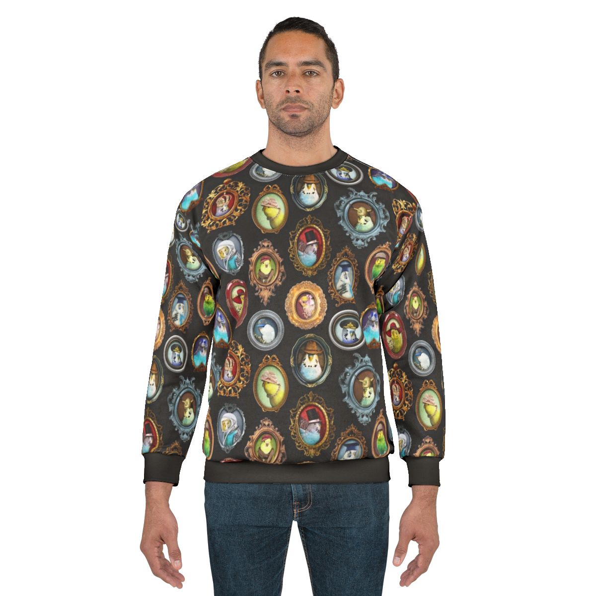 Budgies in Hats Sweatshirt - Cute Birb Merchandise