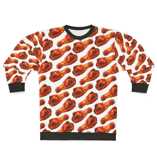 Buffalo chicken wing pattern sweatshirt