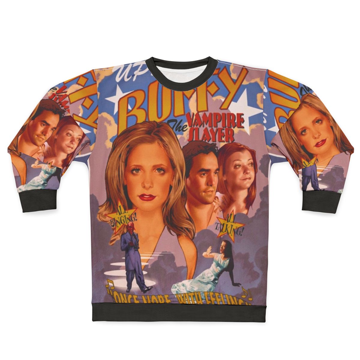 Buffy the Vampire Slayer "Once More With Feeling" 90s Sweatshirt
