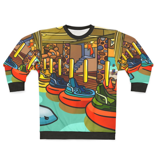 Bumper Boats Sweatshirt with Nautical Shark Design