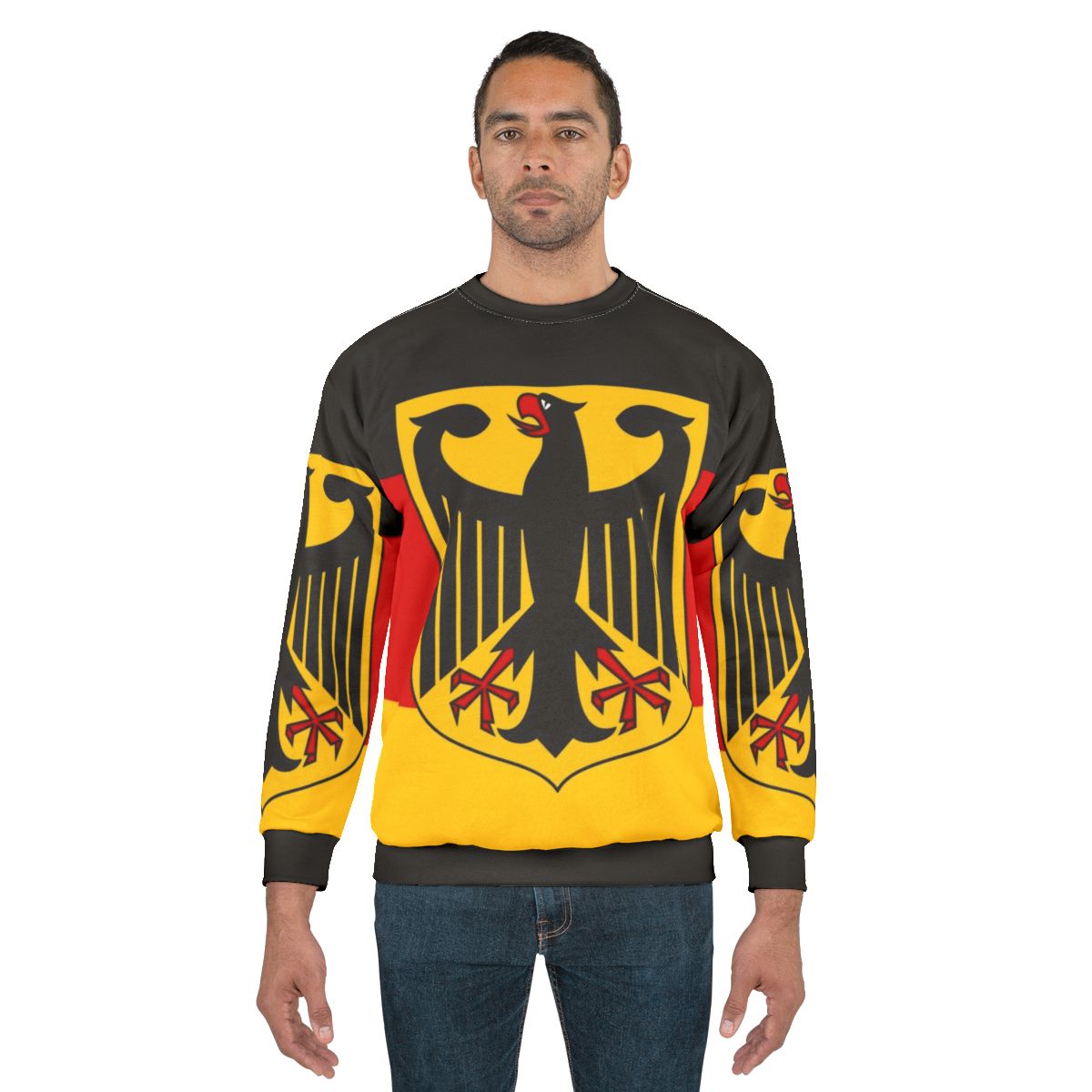 German Bundesrepublik Deutschland Sweatshirt with Federal Eagle