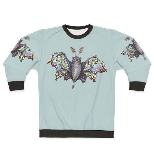 Butterbat sweatshirt featuring a whimsical fantasy creature in a pop art style design