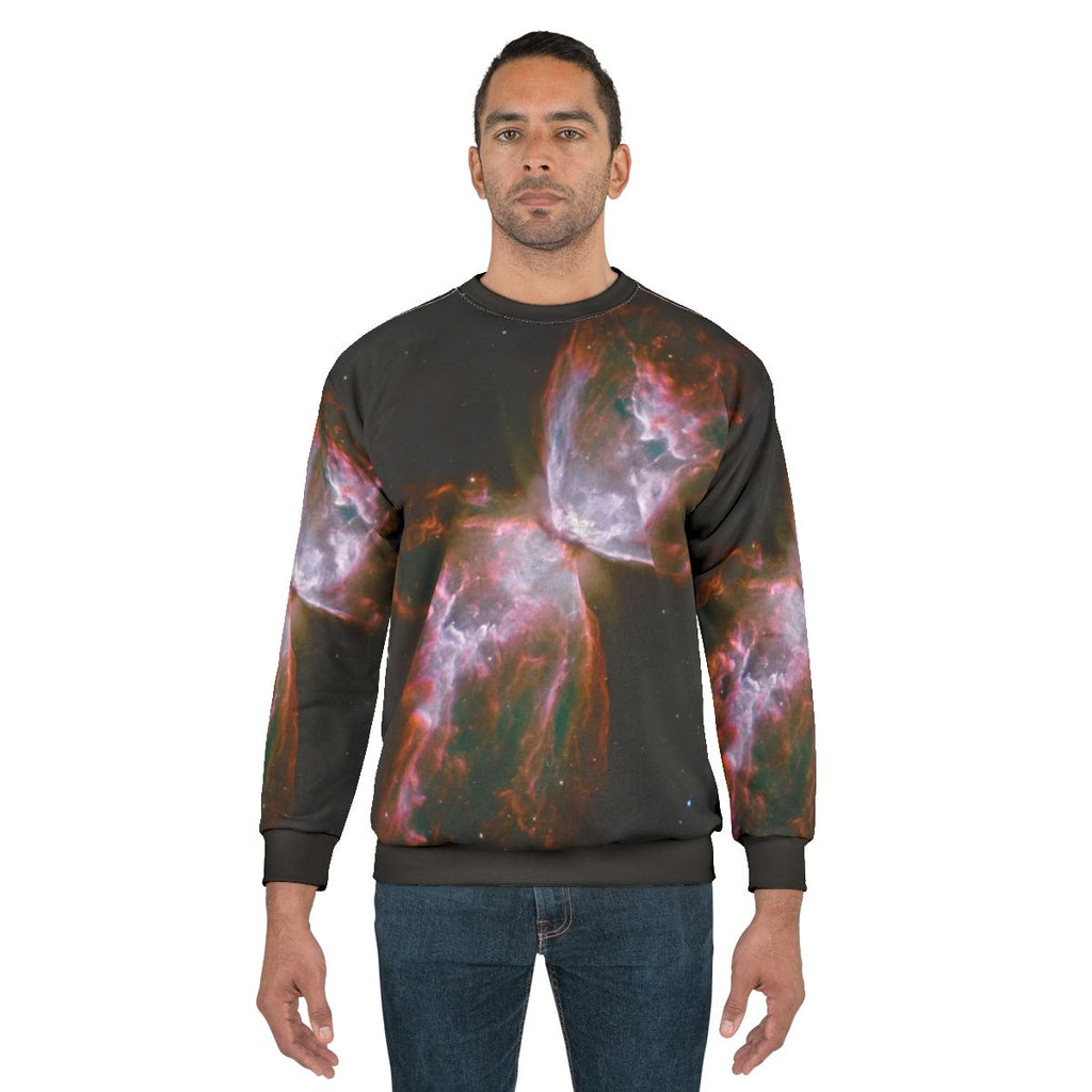 Butterfly Nebula Sweatshirt featuring a stunning space image