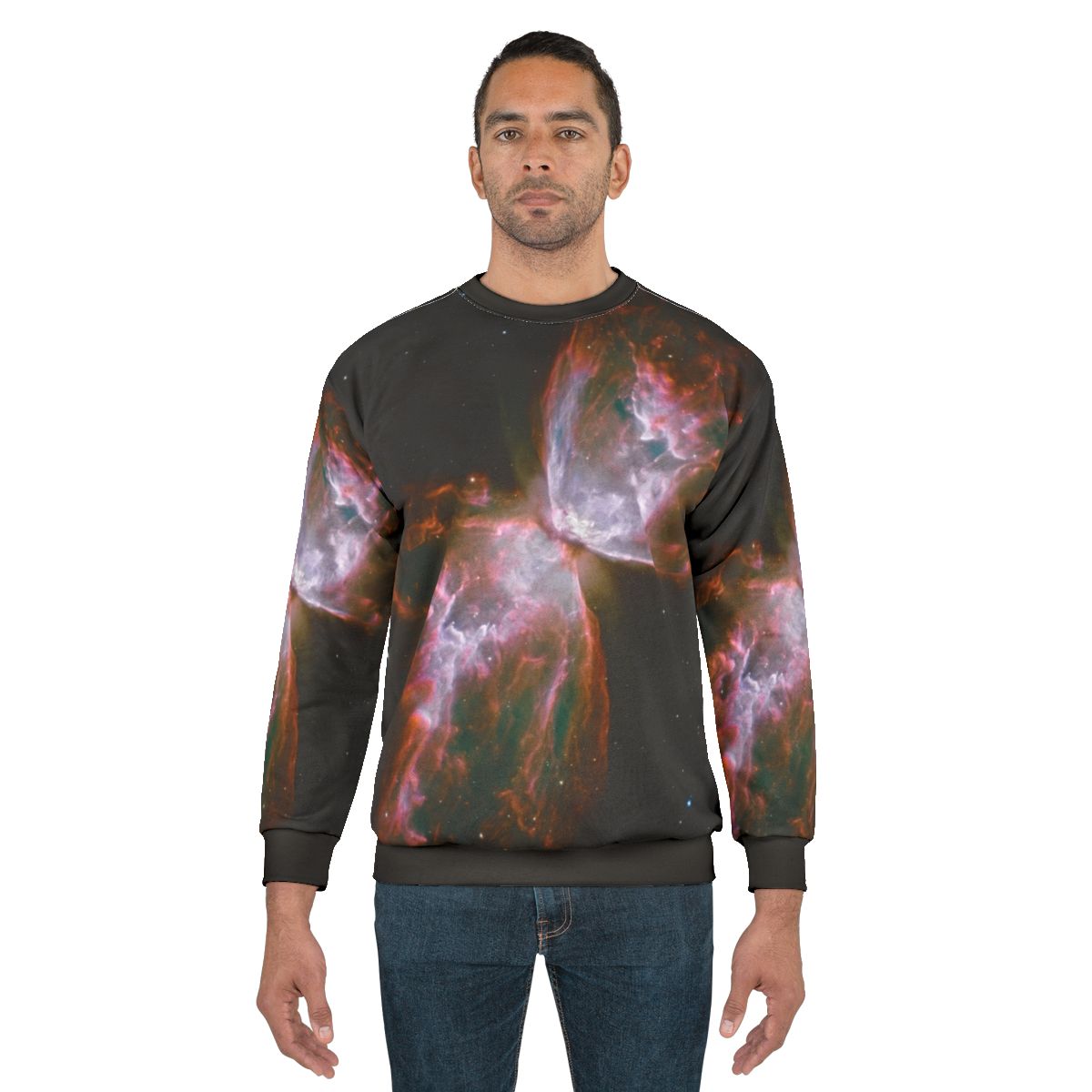 Butterfly Nebula Sweatshirt featuring a stunning space image