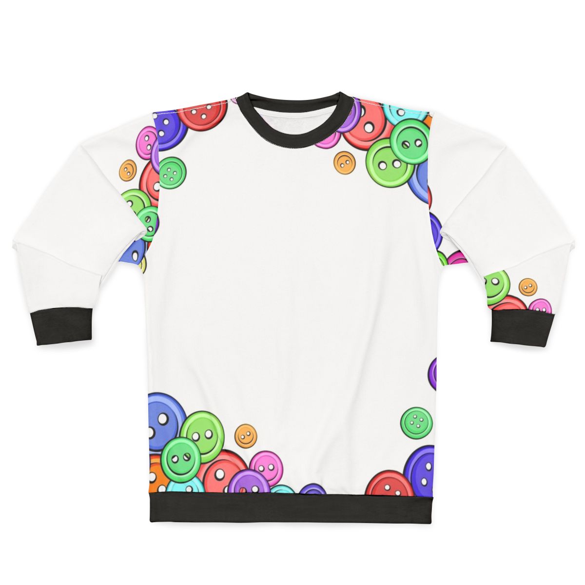 Button frame sewing hobbies sweatshirt