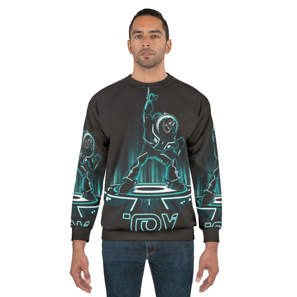 Buzz Tron 80s Retro Sci-Fi Movie Inspired Sweatshirt