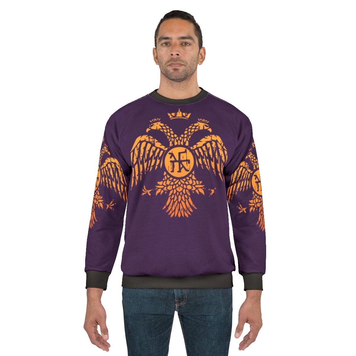 Byzantine Eagle Symbol Flag Sweatshirt