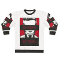 Cable superhero metallic sweatshirt