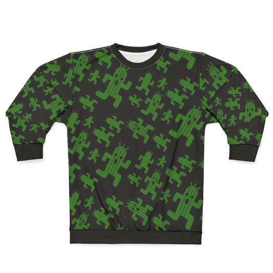 Cactuar print sweatshirt for final fantasy fans