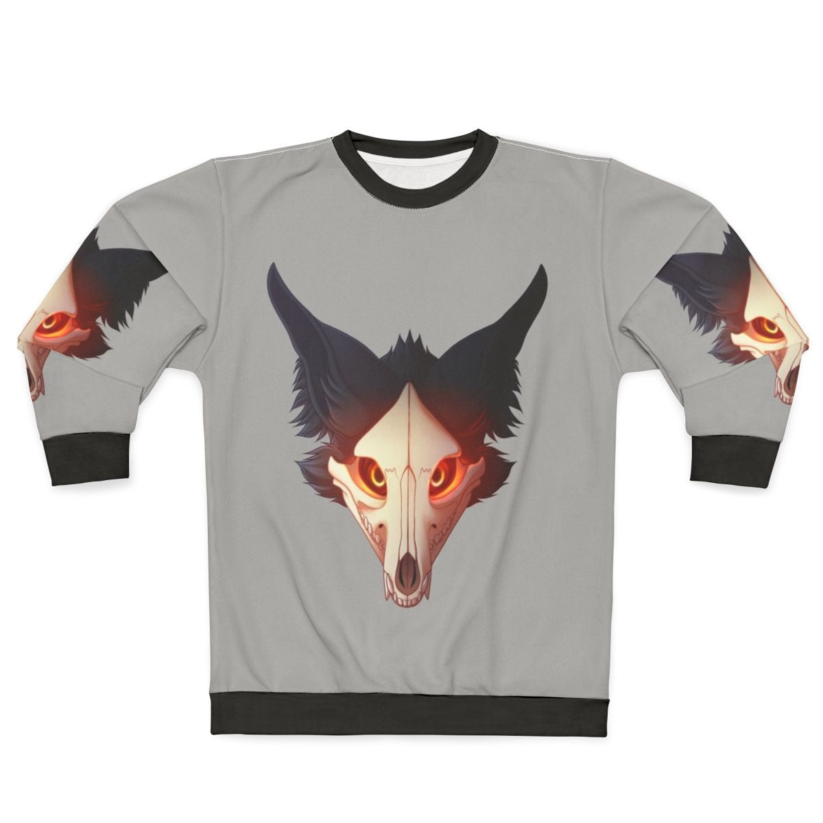 Spooky Cadaver Sweatshirt with Skulldog Design