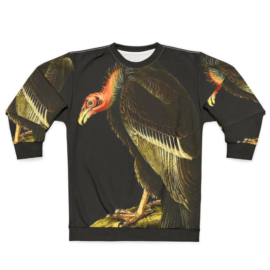 Gothic California condor design on sweatshirt