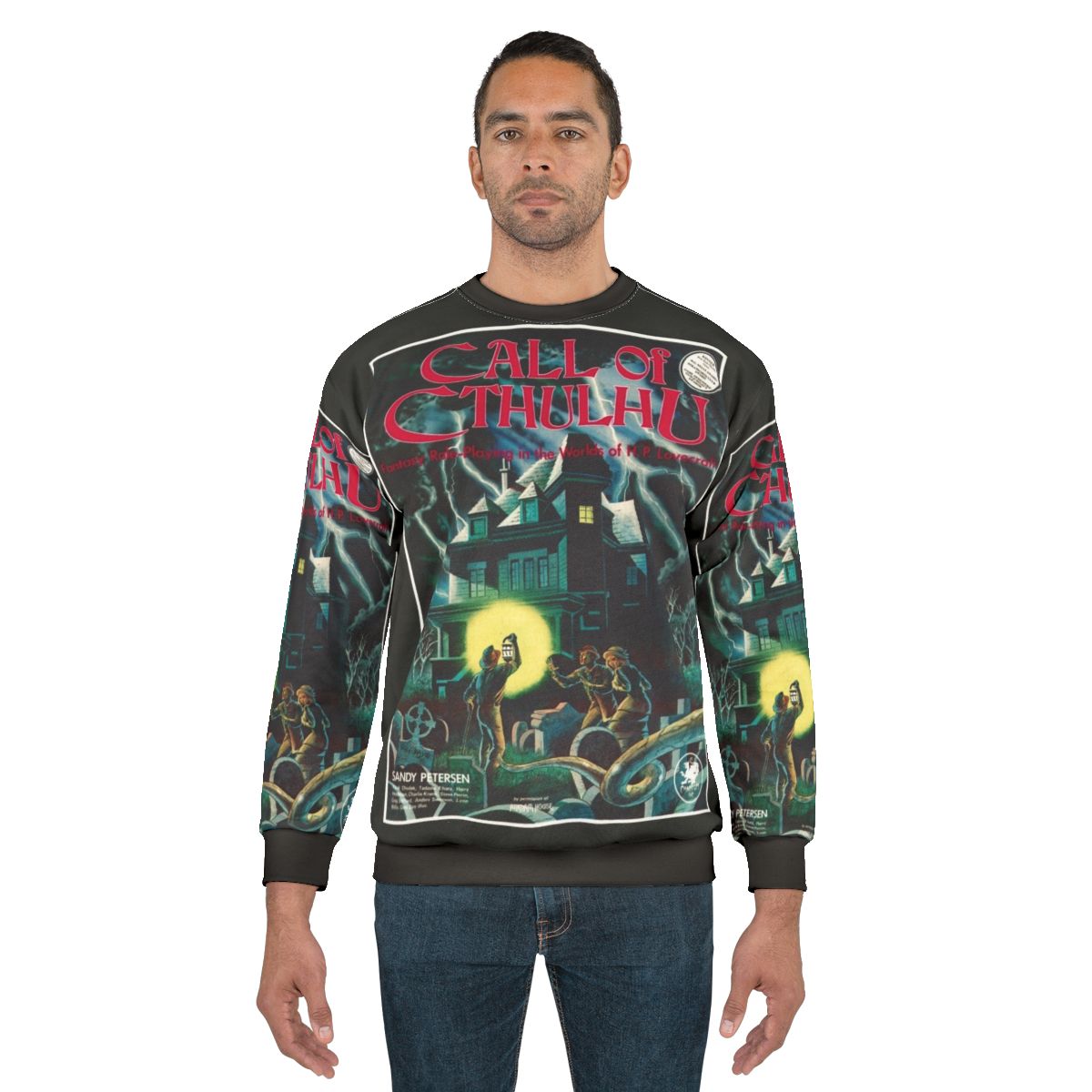 Call of Cthulhu 1st Edition Cover Sweatshirt featuring Cthulhu