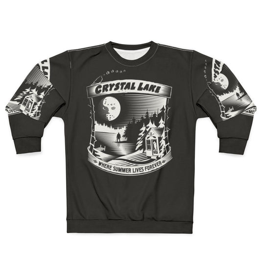 Camp Crystal Lake "Where Summer Lives Forever" Jason Voorhees Horror Sweatshirt