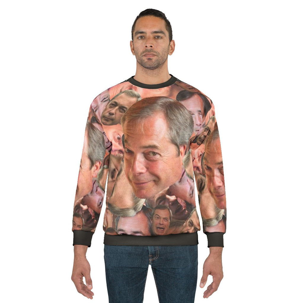 "Can't Barrage the Farage" Nigel Farage political protest sweatshirt
