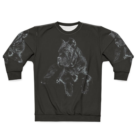 Cane Corso Italiano Mastiff Breed Black Dog Sweatshirt
