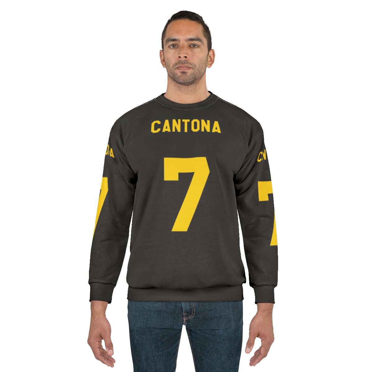 Cantona Number 7 Manchester United Football Sweatshirt