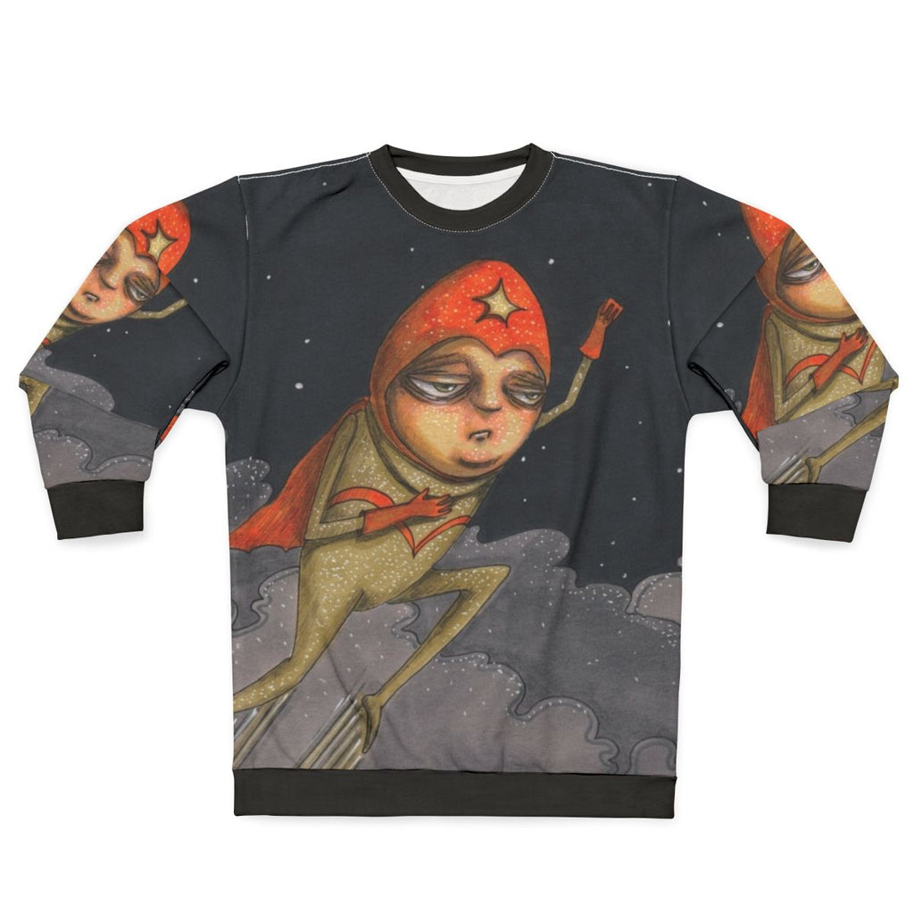 Captain Enthusiasm Superhero Sweatshirt