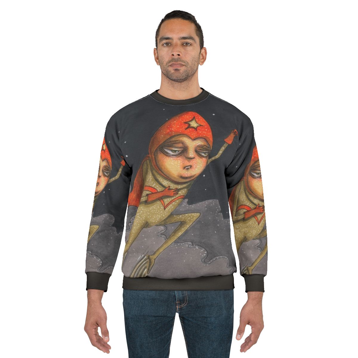 Captain Enthusiasm Superhero Sweatshirt