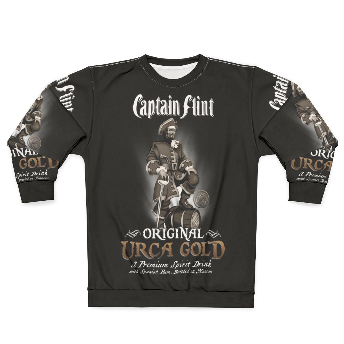 Captain Flint Rum Sweatshirt - Pirate Apparel from Black Sails