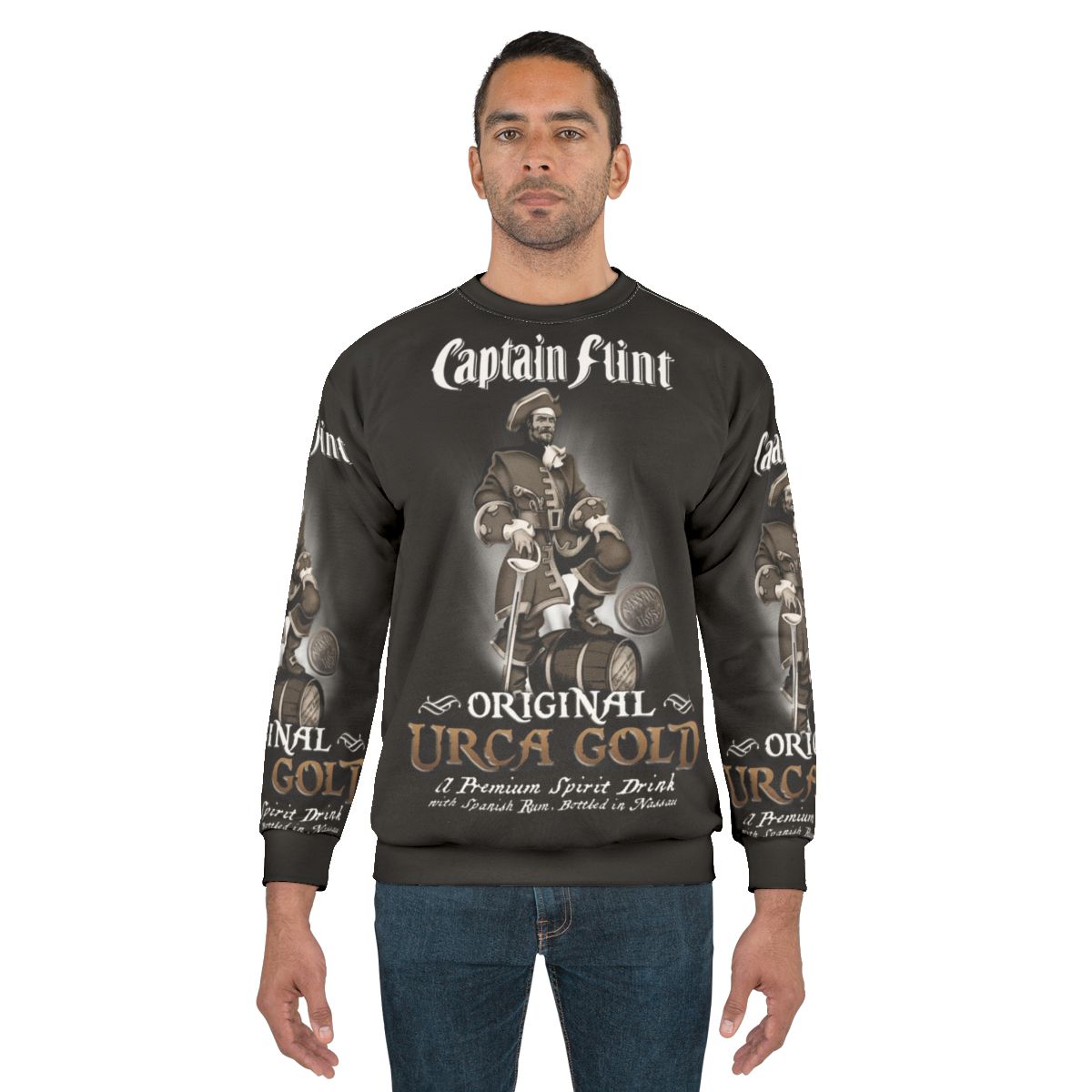 Captain Flint Rum Sweatshirt - Pirate Apparel from Black Sails